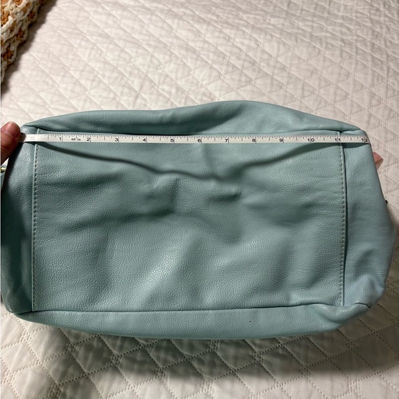 Steve Madden Light Blue/Mint Shoulder Bag Purse with Gold Hardware - Picture 11 of 16
